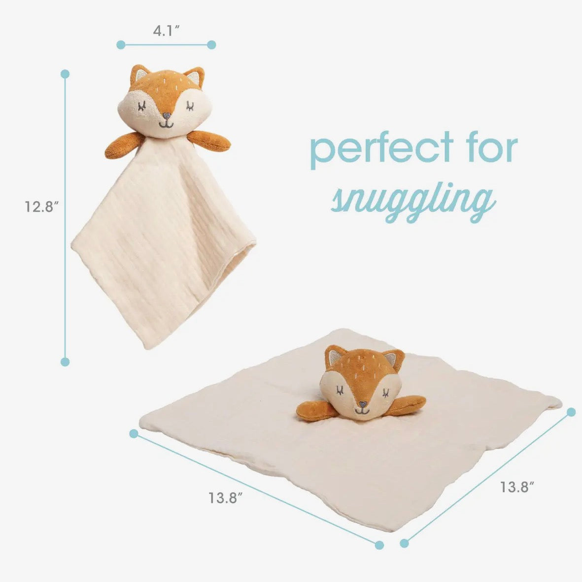 Fox Snuggle Blanket, Organic
Cotton Muslin
