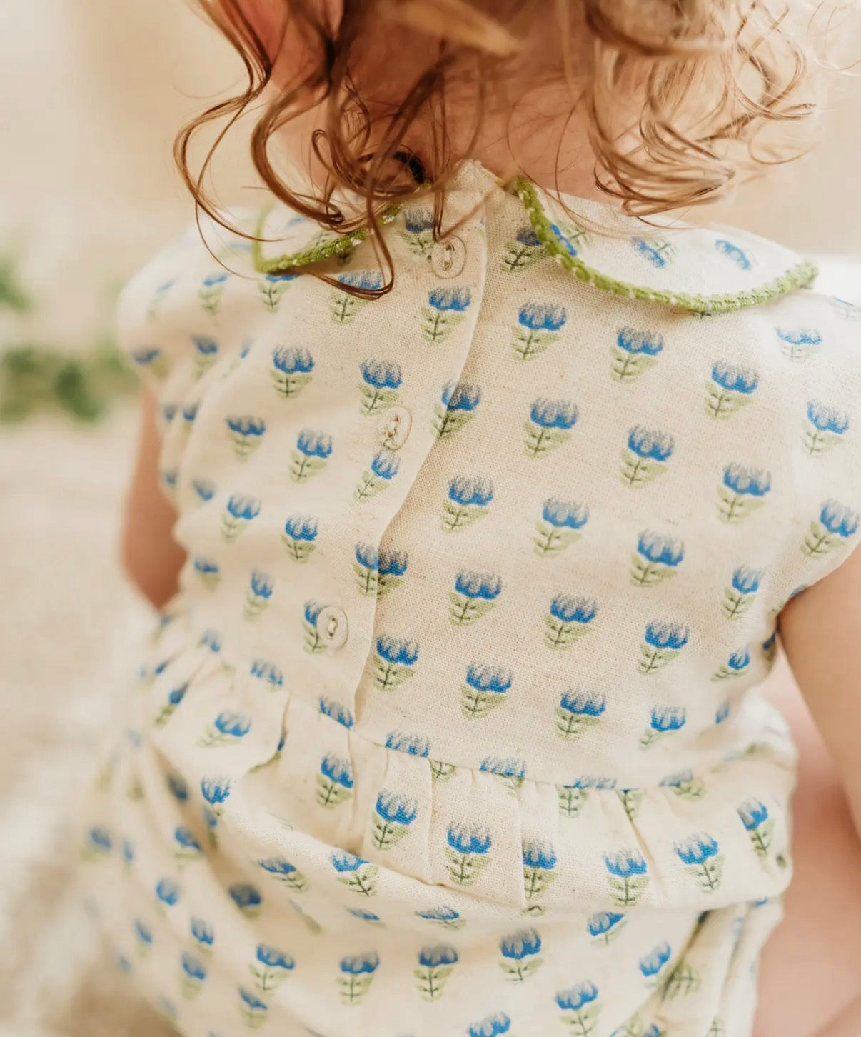 Harper Peter Pan Collar Floral Baby Flare
Dress + Bloomer