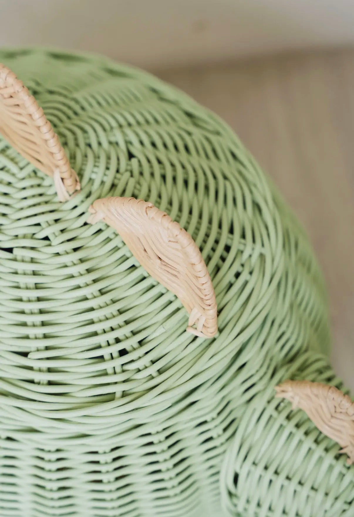 Handcrafted- Dinosaur Storage Basket
(Medium) -Rattan Wicker