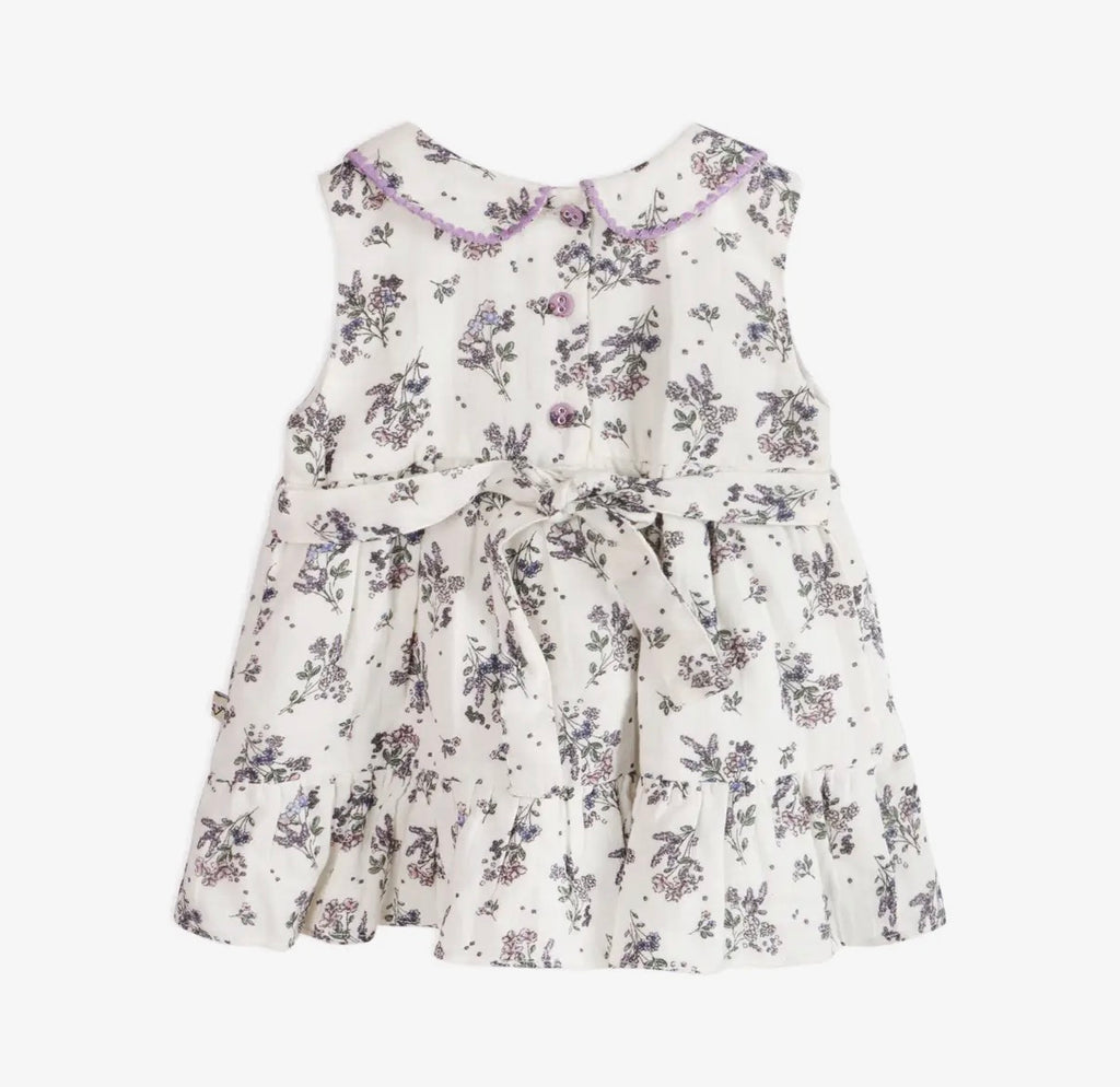 Hatti Floral Baby Dress + Bloomer (Organic)