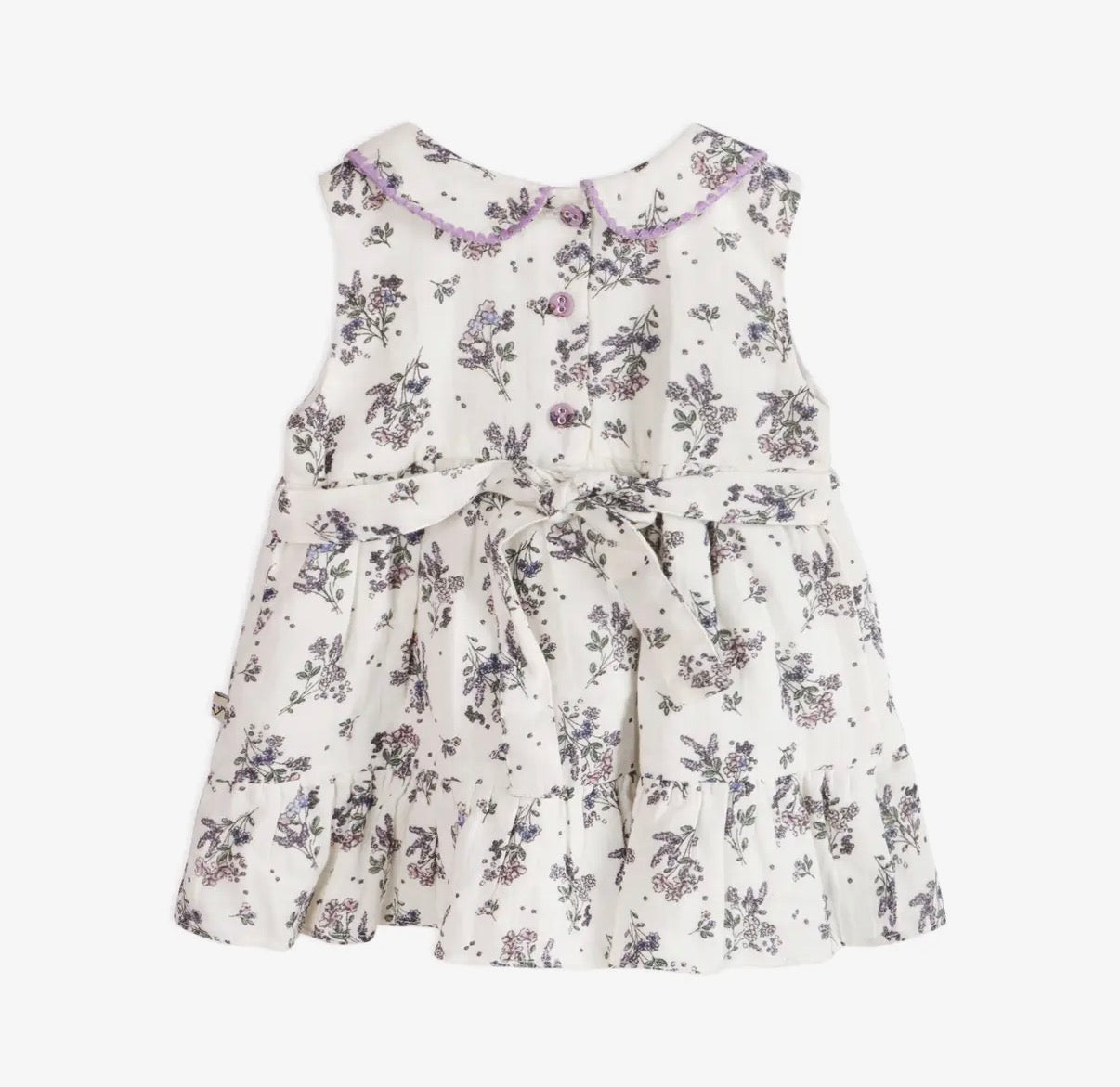 Hatti Floral Baby Dress + Bloomer (Organic)