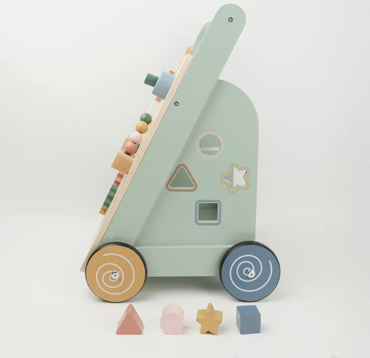 Wooden Baby Walker- Multi Activity