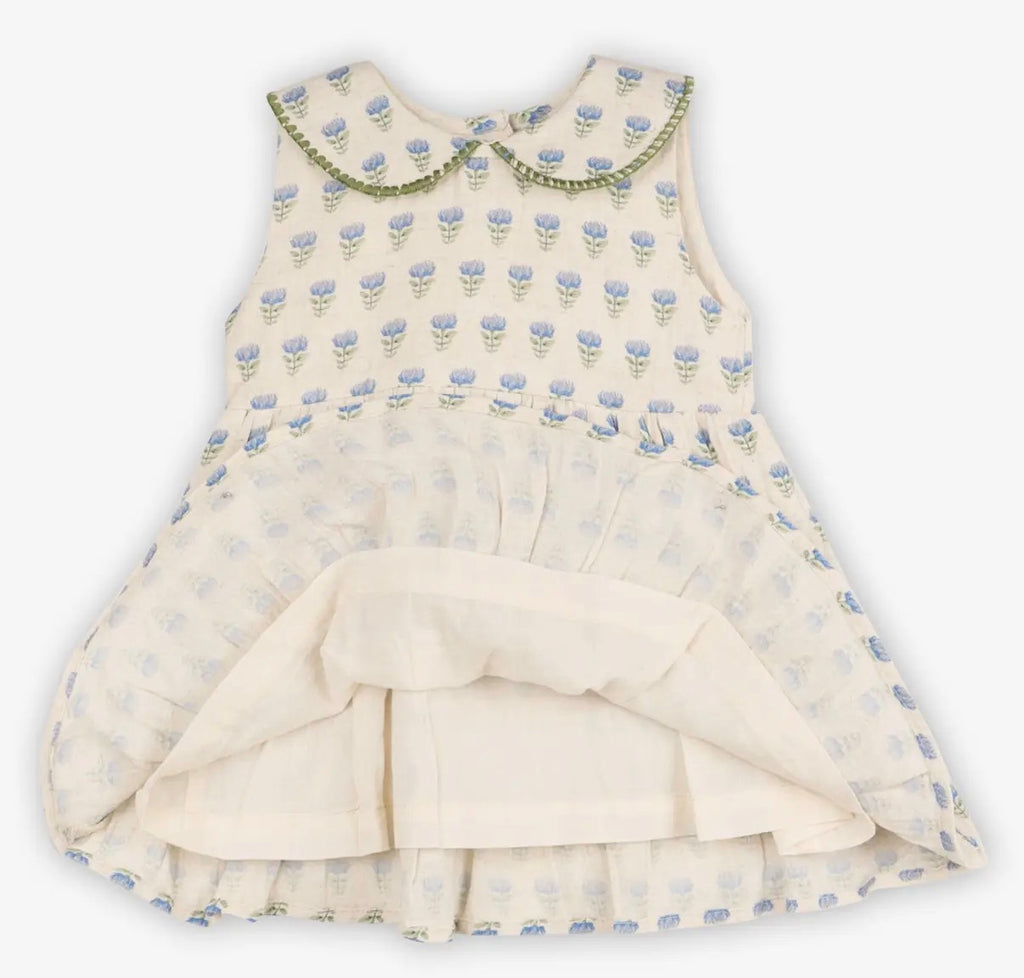 Harper Peter Pan Collar Floral Baby Flare
Dress + Bloomer