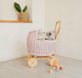 Handcrafted - Colette Doll Stroller (Pink)
- Rattan Wicker