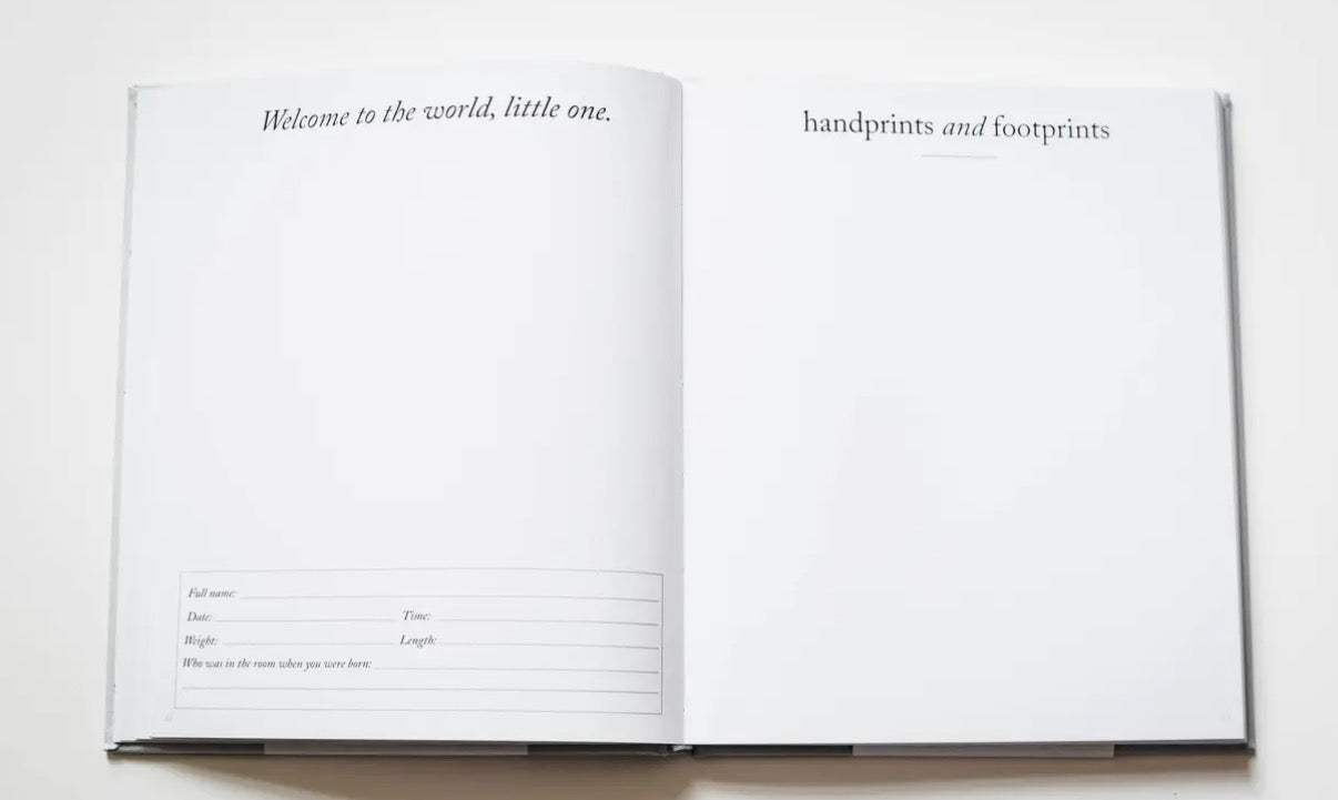 Baby's First Year Memory Book & Photo Album