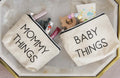 Mommy and Baby travel pouches