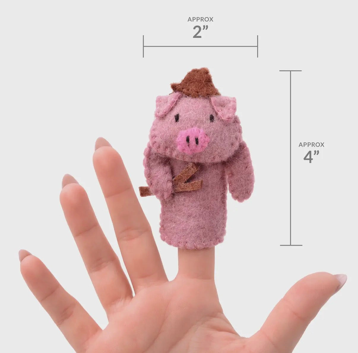 Three Little Pigs Finger Puppet Set