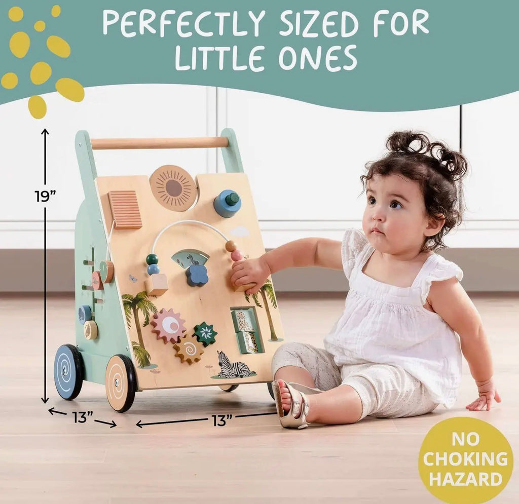 Wooden Baby Walker- Multi Activity