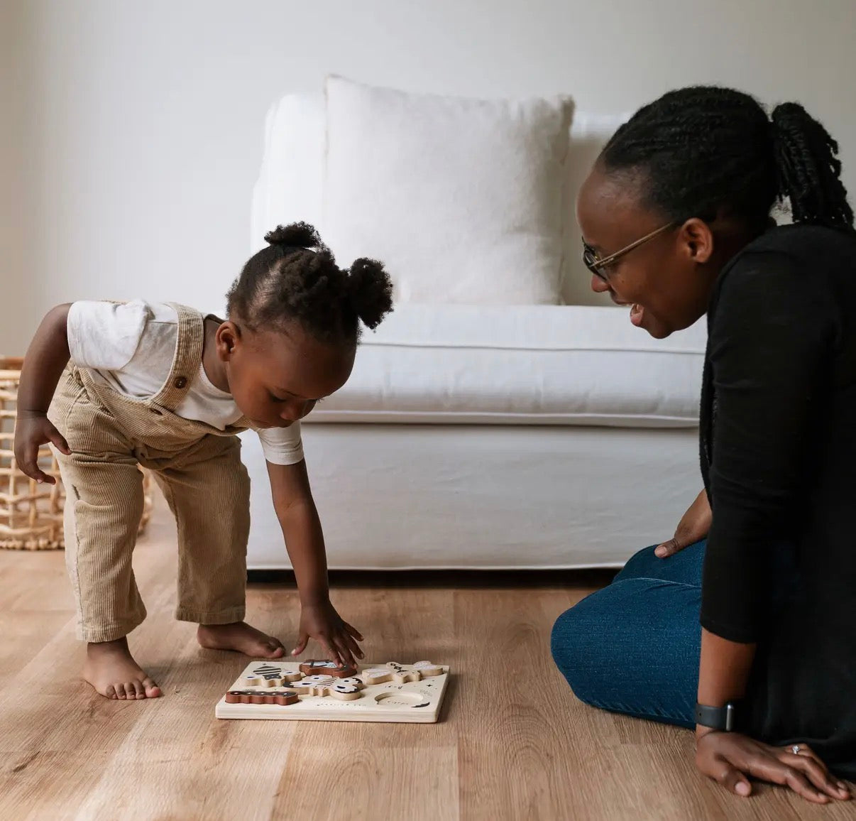 Wooden Tray Puzzle - Bugs
