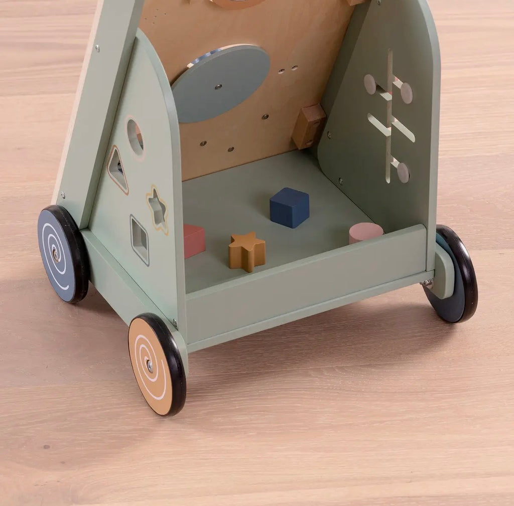 Wooden Baby Walker- Multi Activity