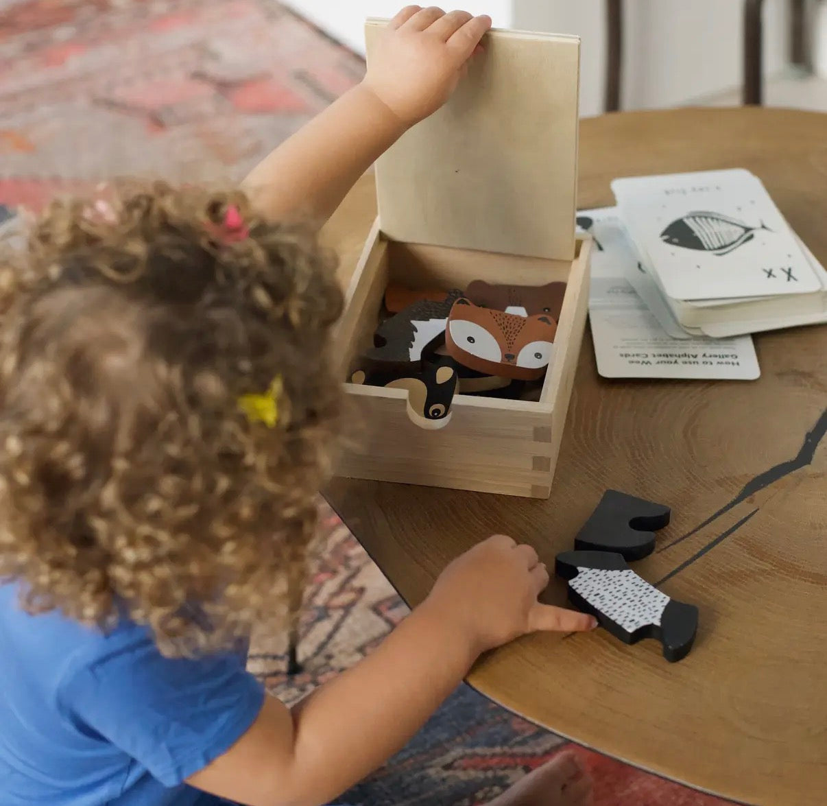 Mix & Match Animal Tiles - Dress Up
Game - Wooden Toy