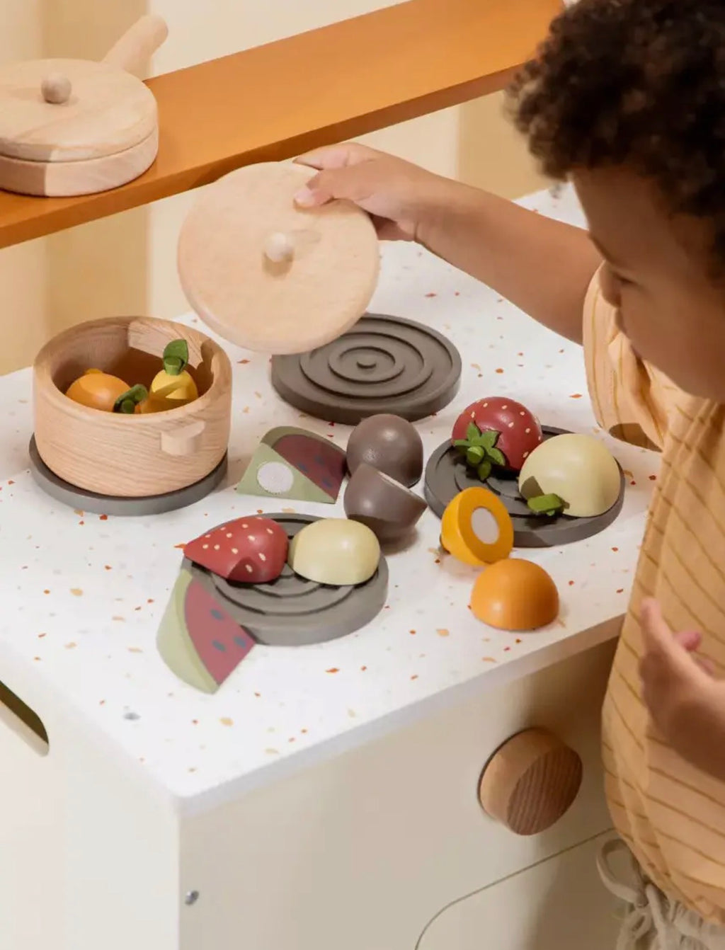 Wooden Fruits Playset