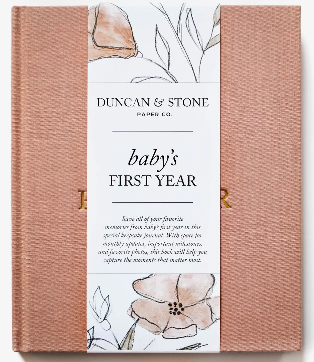 Baby's First Year Memory Book & Photo Album