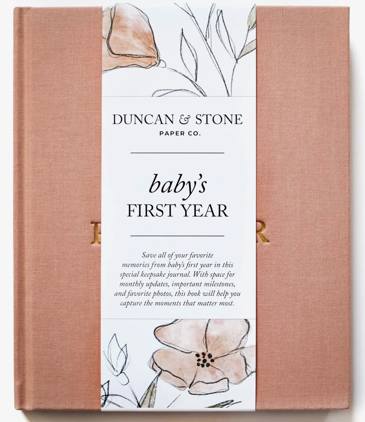 Baby's First Year Memory Book & Photo Album