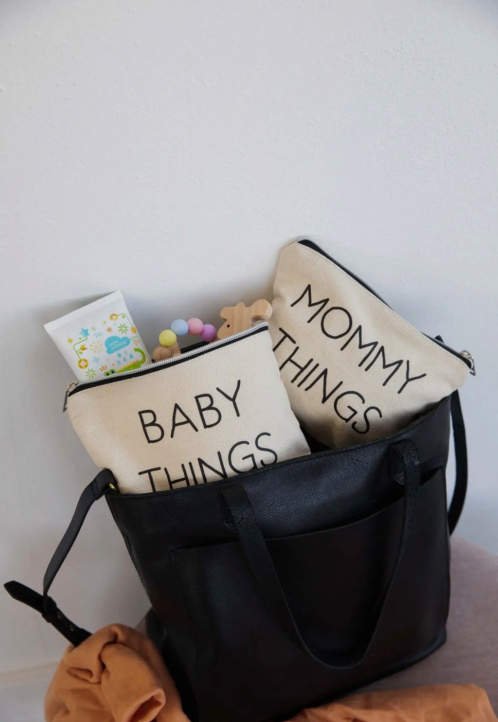 Mommy and Baby travel pouches