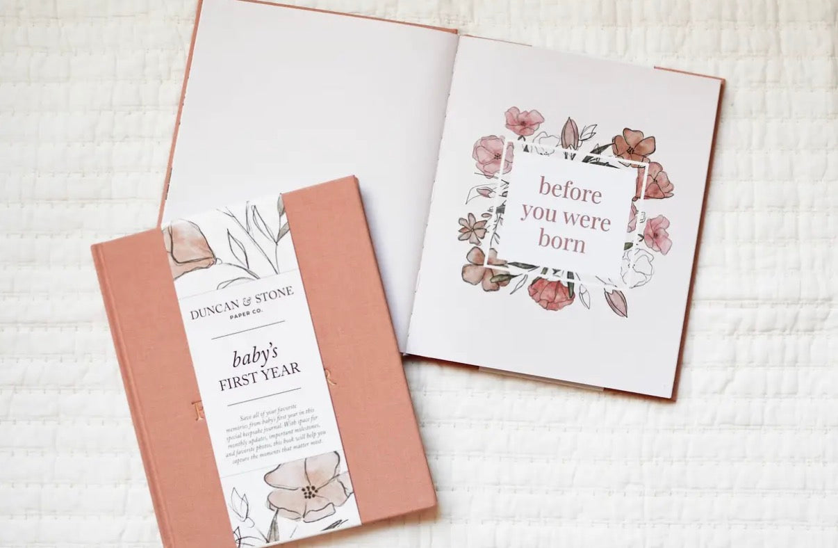 Baby's First Year Memory Book & Photo Album