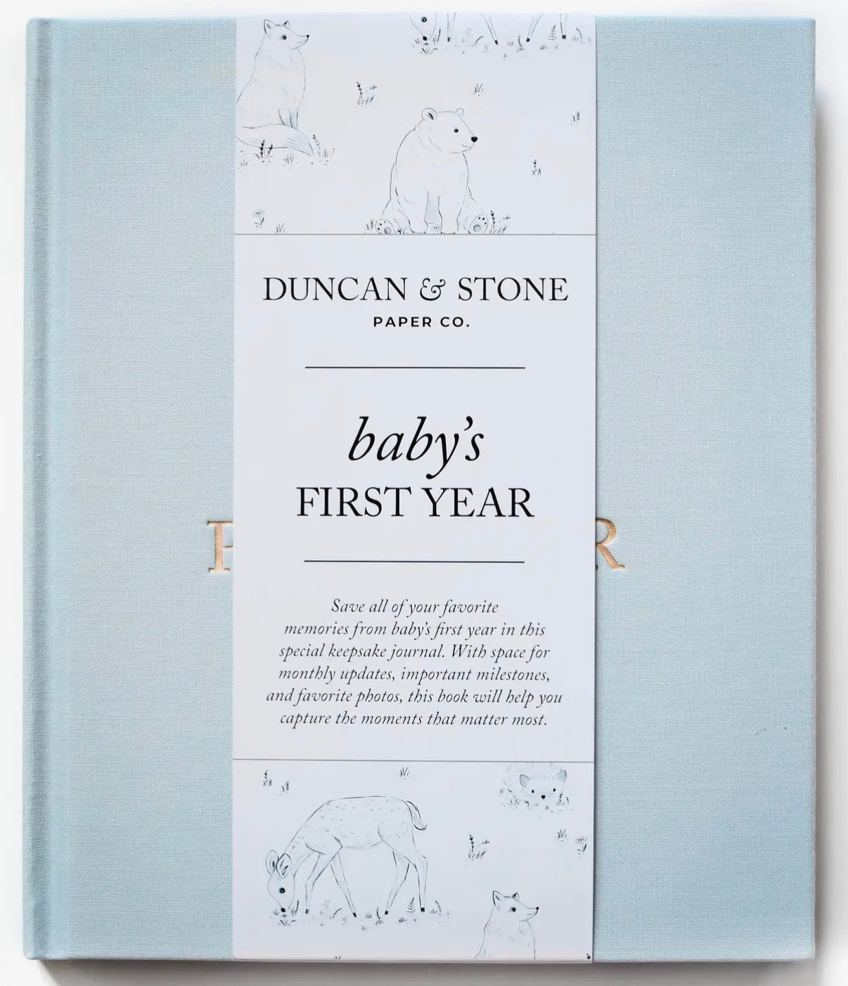 Baby's First Year Memory Book & Photo Album