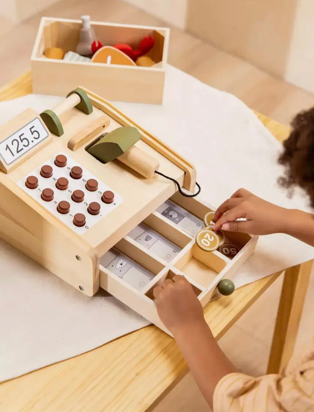 Wooden Cash Register
