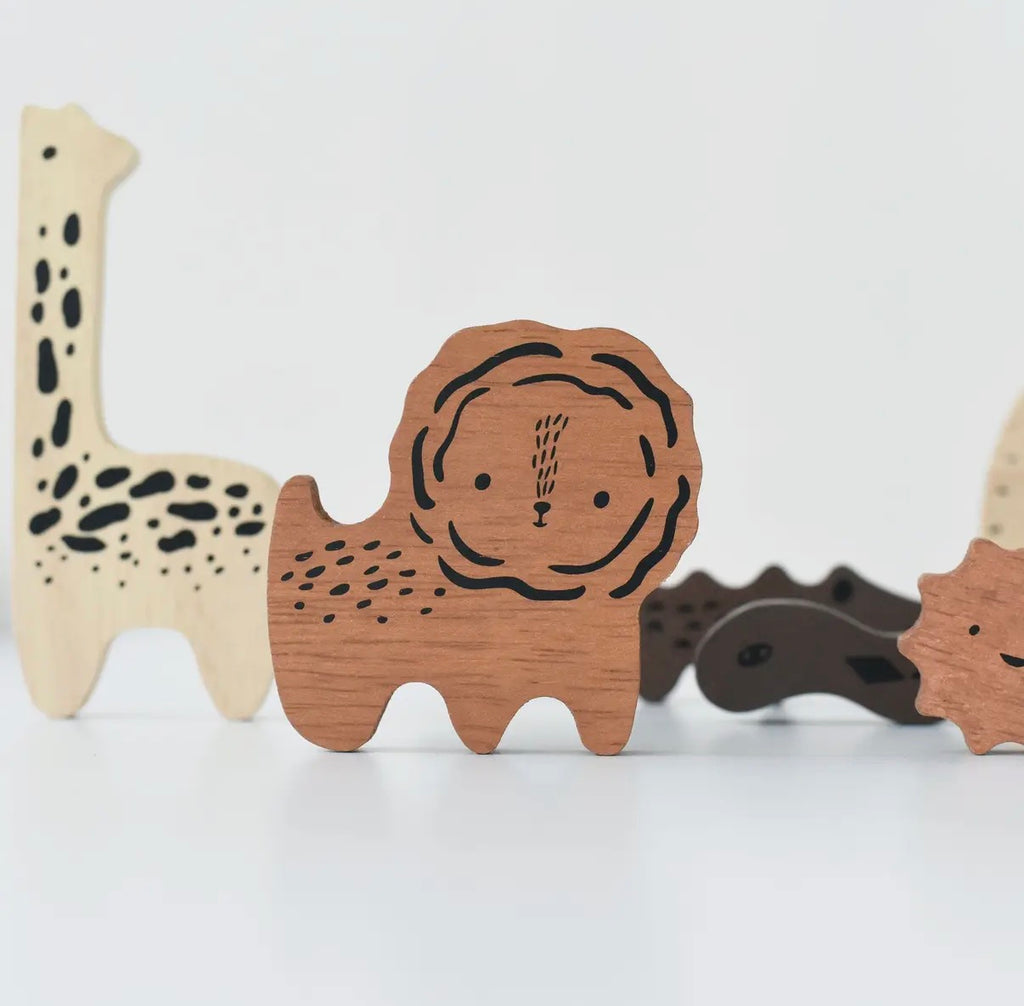 Wooden Tray Puzzle - Safari Animals